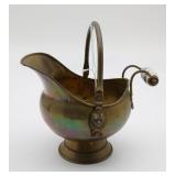 Brass Lion Head Coal Scuttle Bucket
