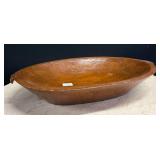 Wooden Oval Dough Bowl