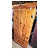 Wooden Pine Wardrobe
