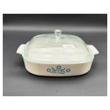 Corningware Blue Cornflower Covered Dish