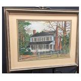 Framed Painting of Farm House