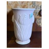 Pink Ceramic Tulip Relief Vase