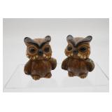 Vintage Owl Ceramic Salt & Pepper Shakers