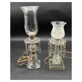 Glass Table Lamps With Prisms