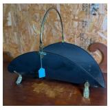 Black Metal Firewood Holder