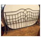 Metal Bed Frame with Matching Footboard