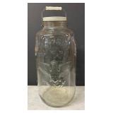 Mason Pickle Jar w/Stars & Eagle Large