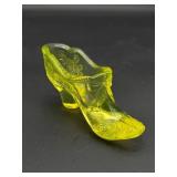 Vaseline Glass Slipper