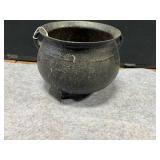 Vintage 4-Gallon Cast Iron Cauldron