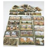 Stereoview and Postcards