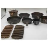 Cast Iron Cookware with Various Sizes