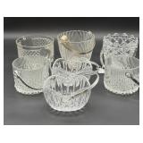 Seven Glass Ice Buckets