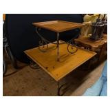Metal & Wood Accent Coffee Table & End Table