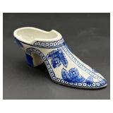 Blue and White Porcelain Shoe