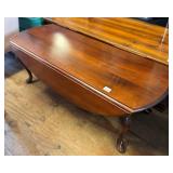 Vintage Cherry Wooden Drop Leaf Table