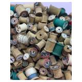 Vintage Wooden Sewing Thread Spools