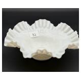 Fenton Milk Glass Hobnail Bowl
