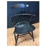 Nichols & Stone Black Windsor Armchair