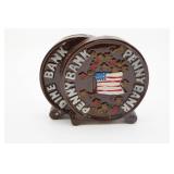 Vintage Penny and Dime Bank