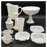 Milk Glass Tableware Items