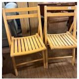 Wooden Folding Chairs