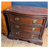 3-Drawer Wooden Nightstand