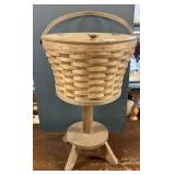 Sewing Basket on Stand