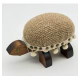 Vintage Turtle-Shaped Pin Cushion