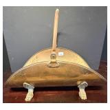 Vintage Brass Fireplace Log Holder