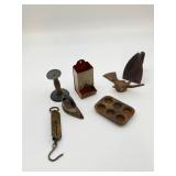 Primitive Lot Match Holder, Mini Muffin Pan,