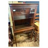 Mahogany Display Cabinet