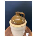 Vintage Two-Tone Stoneware Jug