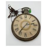 Vintage Electric Pocket Watch Wall Clock