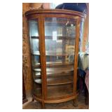 Antique Oak Curio Cabinet