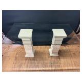 Console Table w/Decorative Columns Base