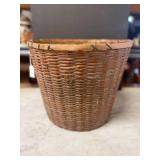 Vintage Woven Wicker Basket