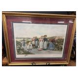Jennie Brownscombe Berry Pickers After Etching