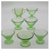 Green Depression Glass