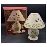 Lenox Holiday Candle Lamp with Box