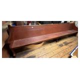Vintage Wooden Church Pew