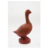 Cast Iron Red Goose Shoes Bank