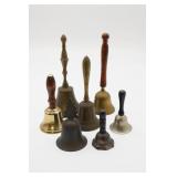 7 Vintage Hand Bells