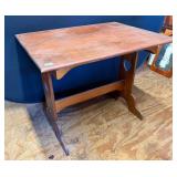 Wooden Console Table with Heart Details