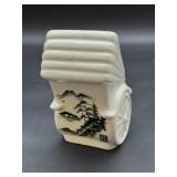Ceramic Rickshaw Figurine