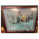 Strategy in the Snow Mort Hunstler Print