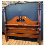 Mahogany Full Size Four Poster Bed