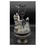 Antique Silverplate Cruet Set