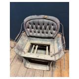 Vintage Wooden Carriage Seat