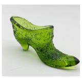 Daisy & Button Green Glass Slipper