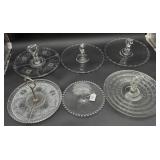 Clear Glass Serving Trays (6)